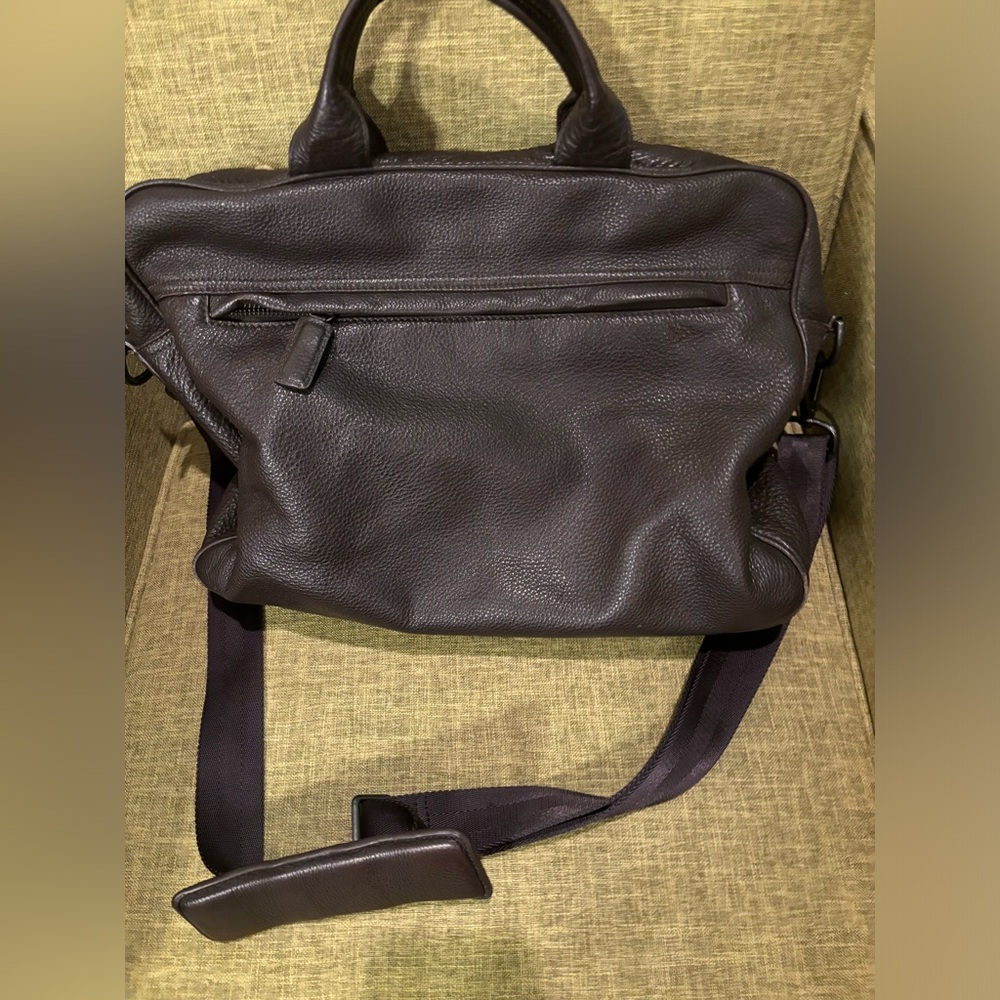 Banana Republic genuine leather laptop bag